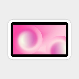 Modern pink gradient Magnet