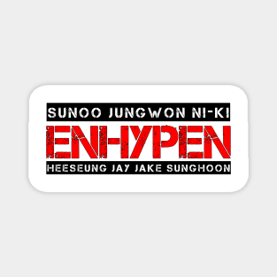 ENHYPEN Cool Aesthetic Design Magnet