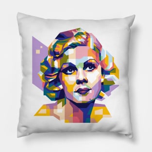 Jean Harlow Pillow