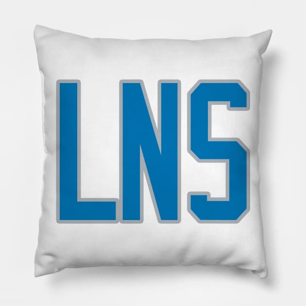 Detroit LYFE LNS I'd like to buy a vowel! Pillow by OffesniveLine