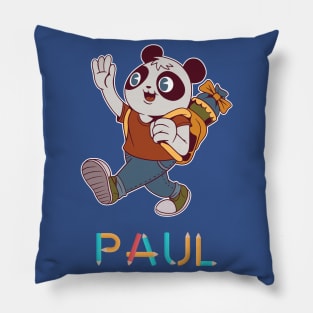 School Enrollment Panda Paul Pillow