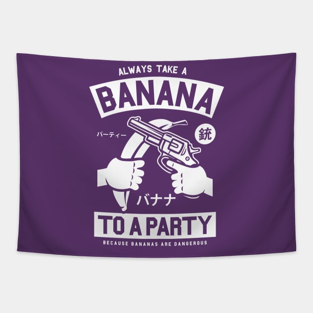 Never go out without your banana! Tapestry by Superfunky