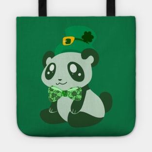 St. Patrick's Day Panda Tote