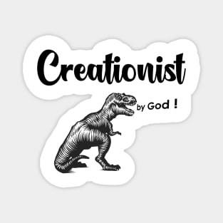 Creationist Dinosaur by God Magnet