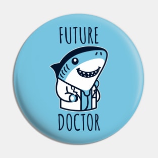 Future Doctor Shark Pin