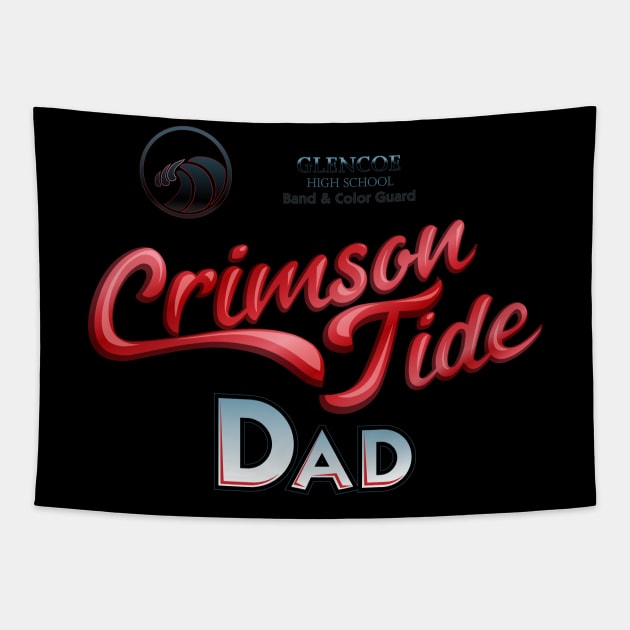 Crimson Tide Dad Tapestry by GlencoeHSBCG