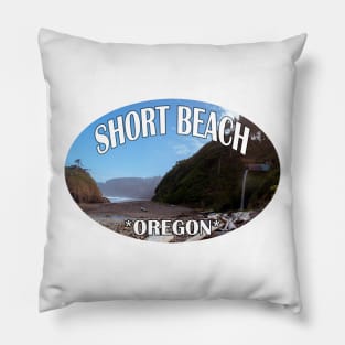 Short Beach Oregon Pillow