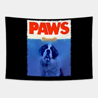 St. Bernard PAWS Alpine Elegance, Stylish Tee for Doggy Tapestry