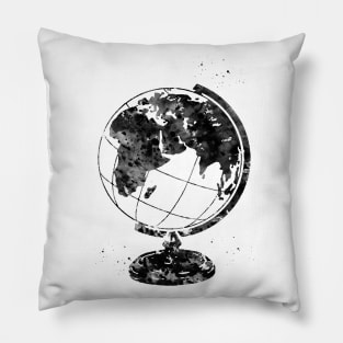 Vintage Globe Earth Pillow