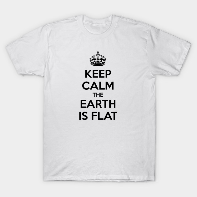 flat earth t shirt