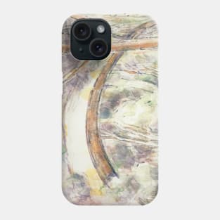 The Bridge of Trois-Sautets by Paul Cezanne Phone Case