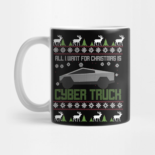 tesla christmas sweater