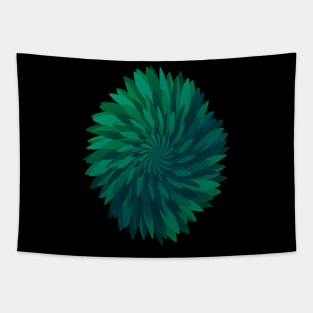 Abstract Chrysanthemum Flower Tapestry