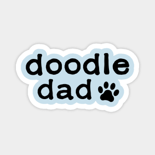 Doodle dad paw Magnet