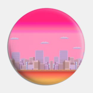 8-bit City Pin