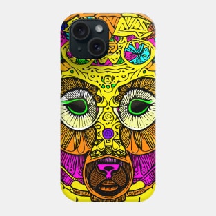 Bear rainbow multicolor abstract Phone Case