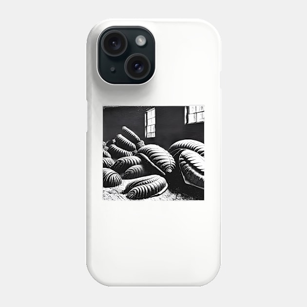 End Of Days, Series B, No. 8 Phone Case by 21st Century Wombat