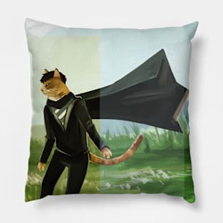 Meowster Pillow