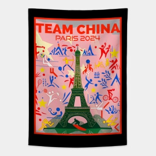 Team China - Paris 2024 Tapestry