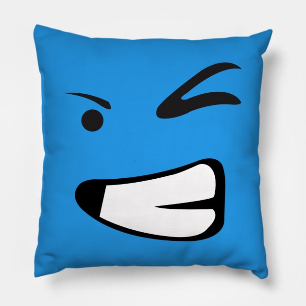 Funny Emoji Face  T-Shirt Pillow by Hammykk