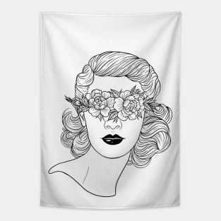 Flower Eyes Tapestry