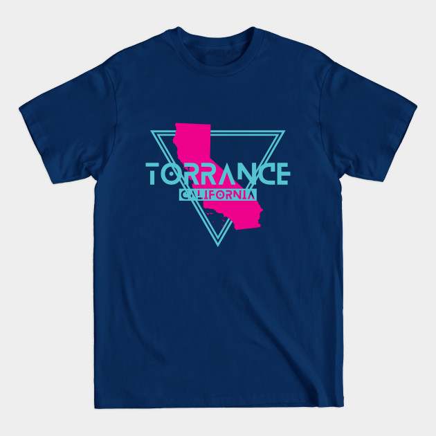 Discover Torrance California Retro Triangle CA - Torrance - T-Shirt