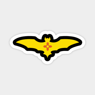 New Mexican Bat Flag Magnet