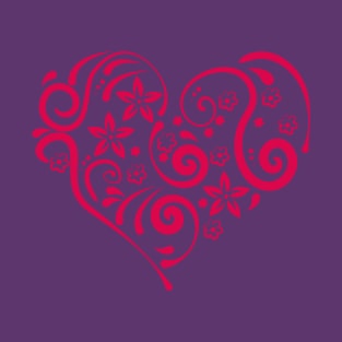 Valentine heart design T-Shirt