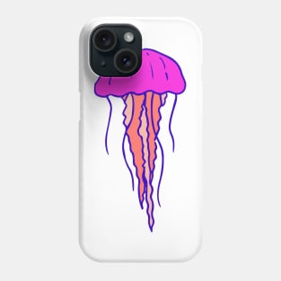 Pink and Orange Jellyfish Phone Case