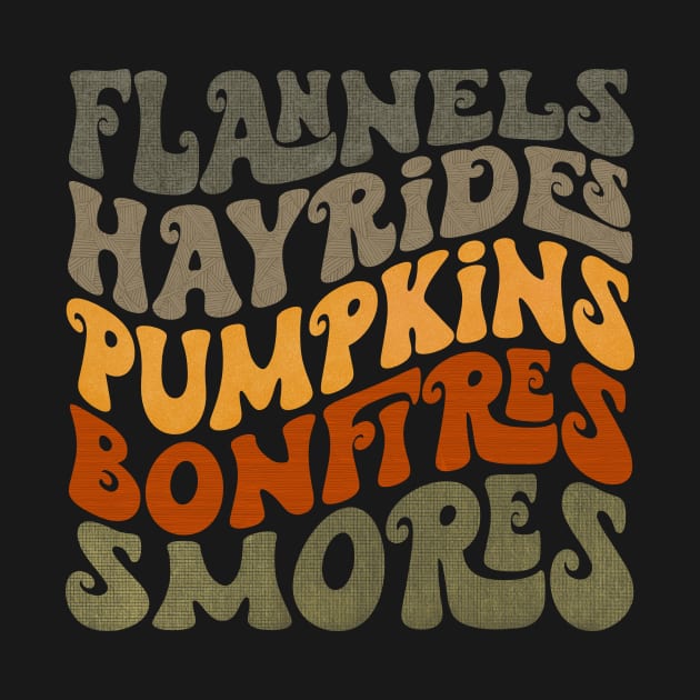 Flannels Hayrides Pumpkins Bonfires Smores by Bridgett3602