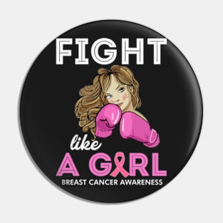 Fight Breast Cancer Awareness Month Shirt Women Gi Pin