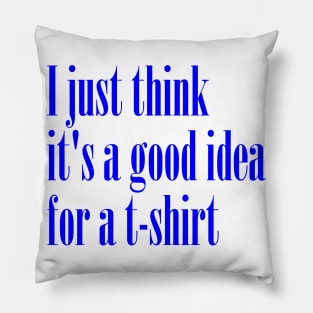 t-shirt Pillow