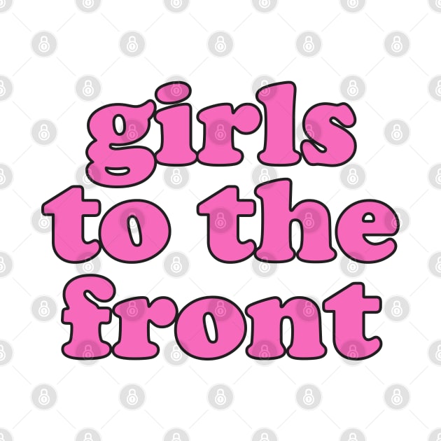 Girls To The Front Riot Aesthetic Streetwear Vaporwave by dewinpal