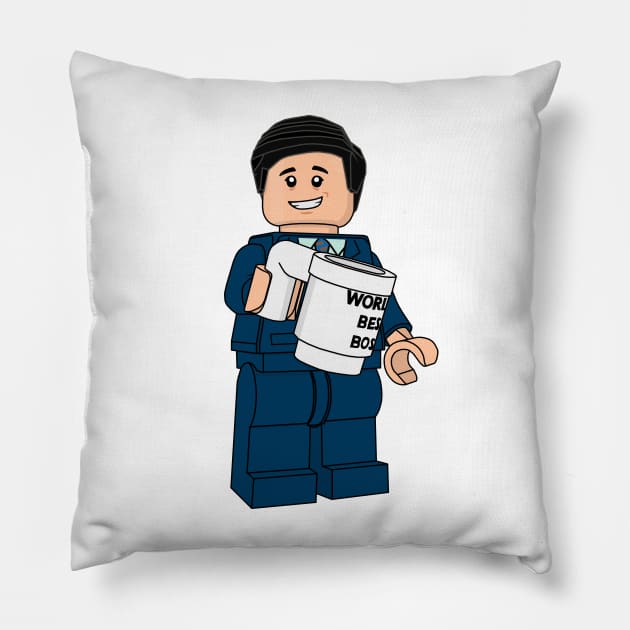 Lego Michael Scott Pillow by ovofigures