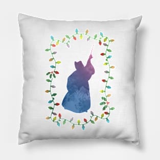 Christmas Inspired Silhouette Pillow