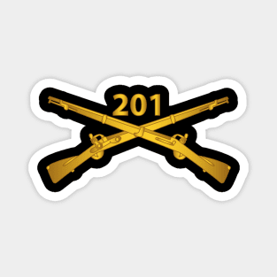 201st Infantry Regiment Branch wo Txt X 300 Magnet