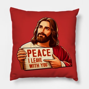 John 14:27 Peace I Leave With You Pillow