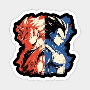 goku and vegeta Magnet