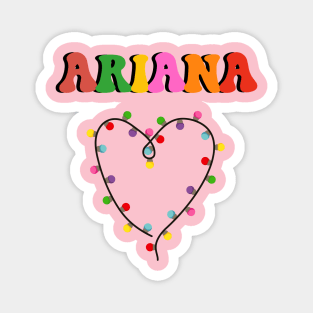 Ariana Custom Request Personalized - Xmas Lights Magnet