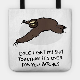 Grumpy Sloth Tote