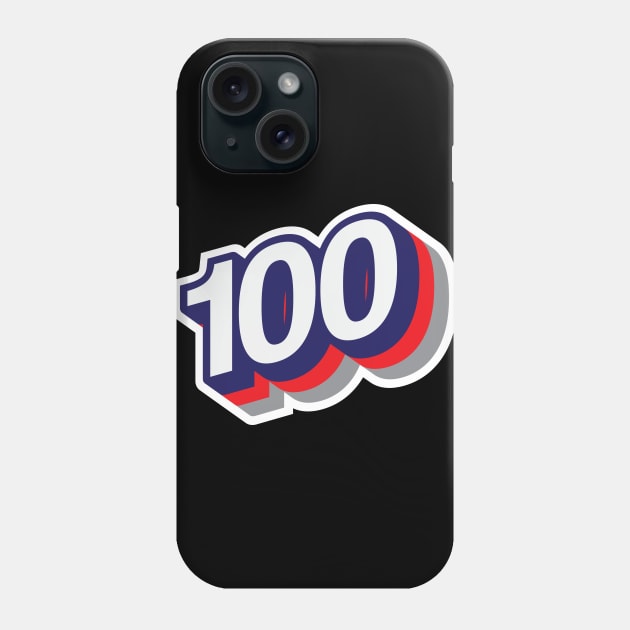 100 Phone Case by MplusC