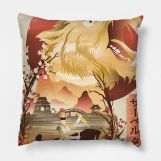 Yellow Ranger Ukiyo e Pillow