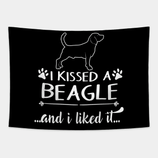 I Kissed A Beagle Tapestry