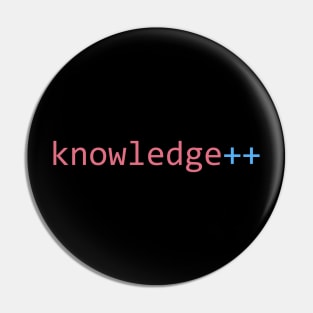 Knowledge++ Pin