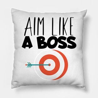 Archery aim like a boss Pillow