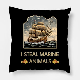 I Steal Marine Animals Pillow