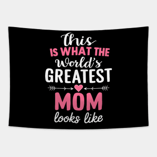 Greatest Mom Mother's Day Best Mom Tapestry