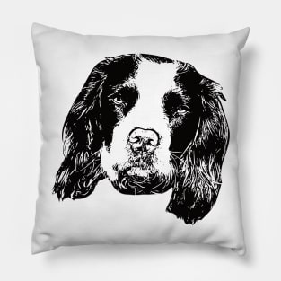 English Springer Spaniel Design - A Springer Spaniel Christmas Gift Pillow