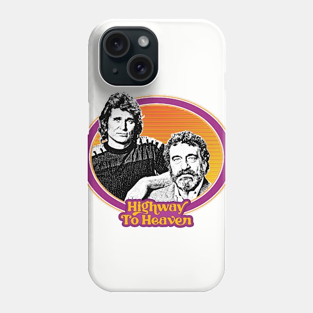 Highway to Heaven / 1980s Retro TV Show Design Phone Case by DankFutura