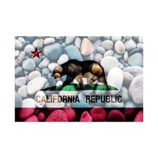 Flag of California – Bed of Rocks T-Shirt